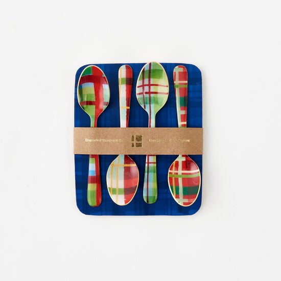 Holiday Plaid Spoons - #Perch#