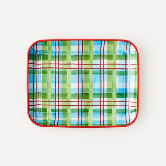 Holiday Plaid Tray - #Perch#