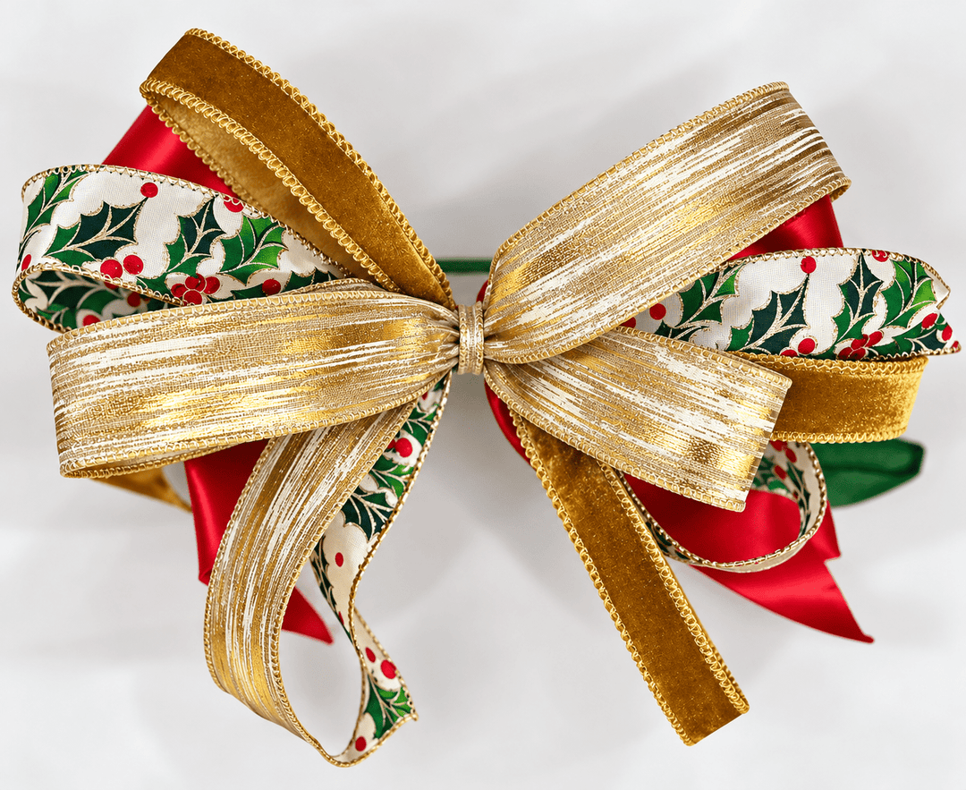 Holly & Gold Bow Bundle - #Perch#
