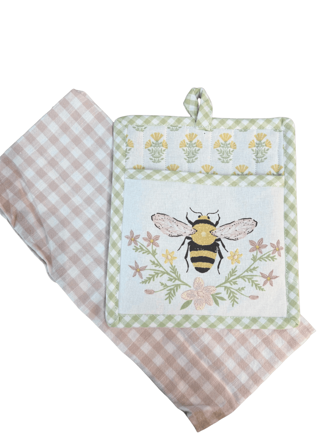 Honey Bee Potholder Gift Set - Perch