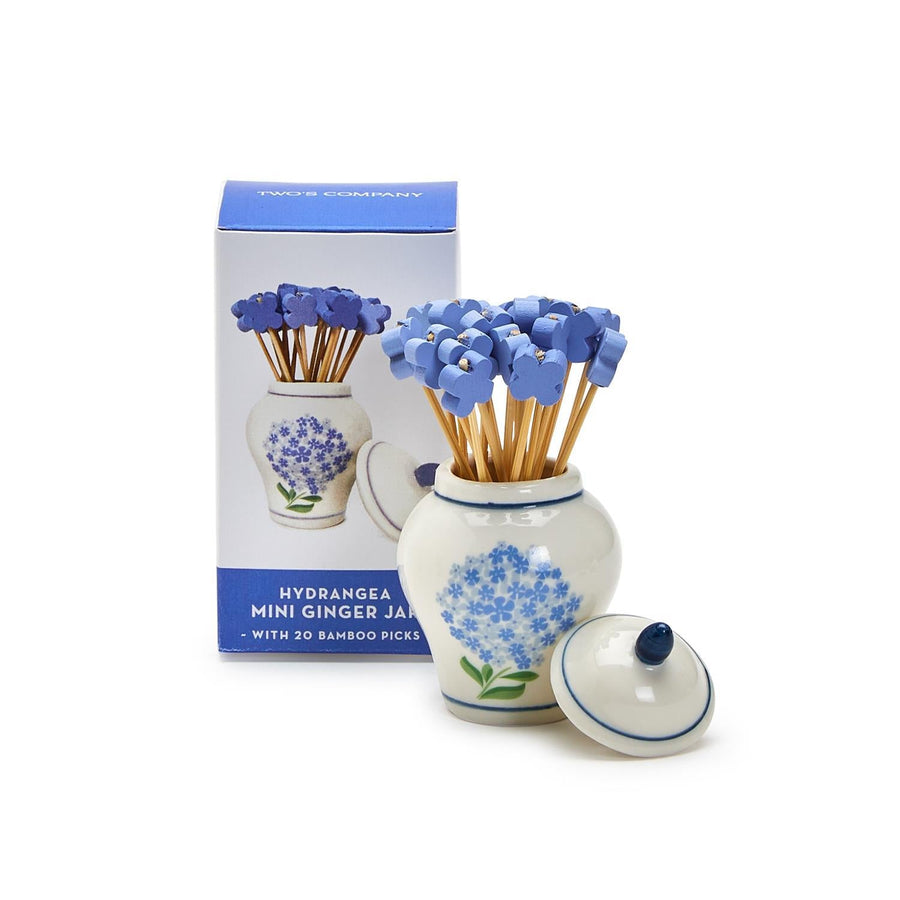 Hydrangea Ginger Jar Toothpicks - Perch