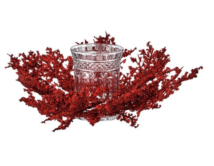 Ice Spray Hurricane Centerpiece - Perch