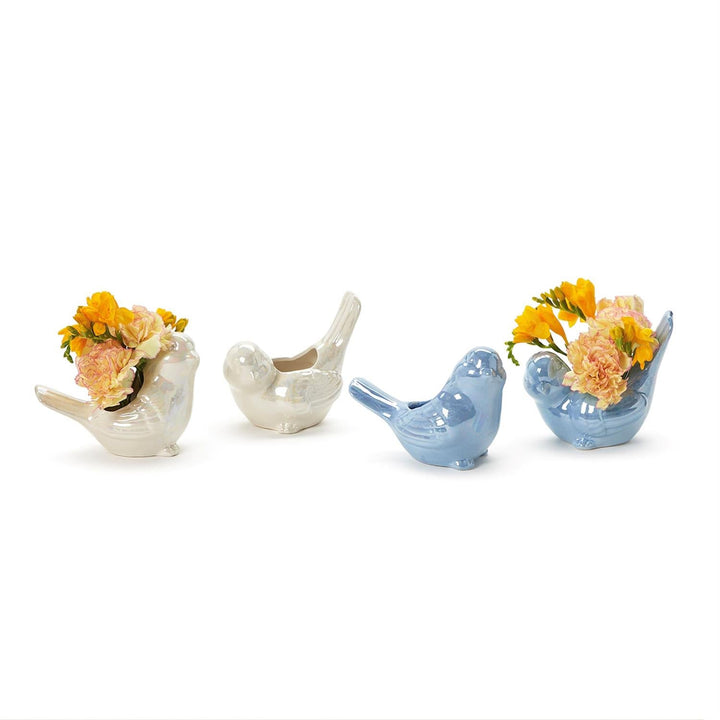 Iridescent Bird Planters - Perch