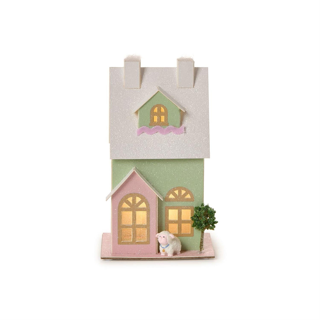 Lamb Easter Light Up House - Perch