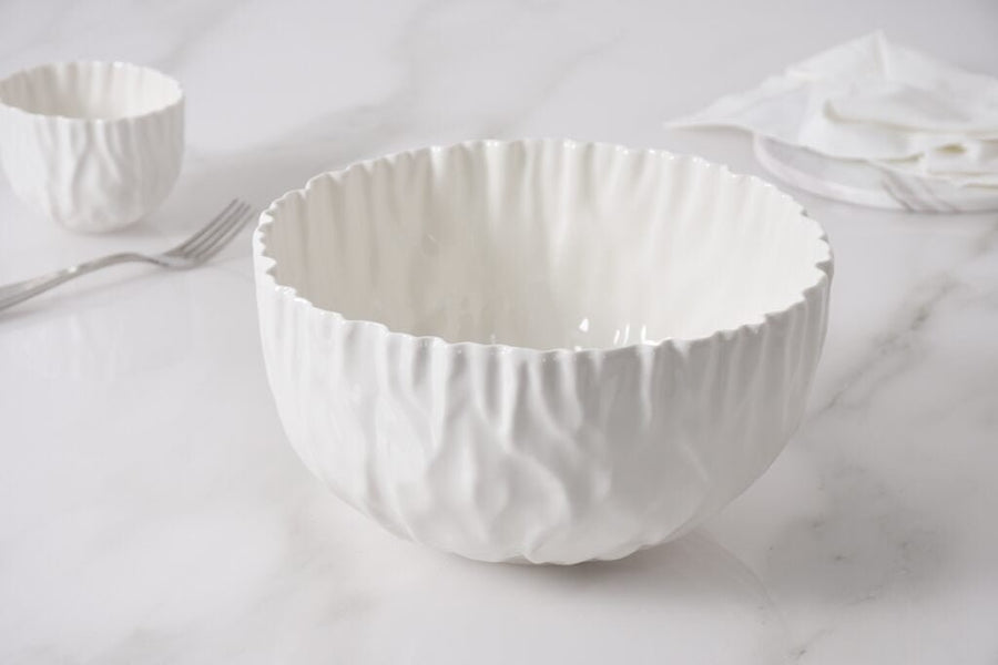 Large White Bowl - #Perch#