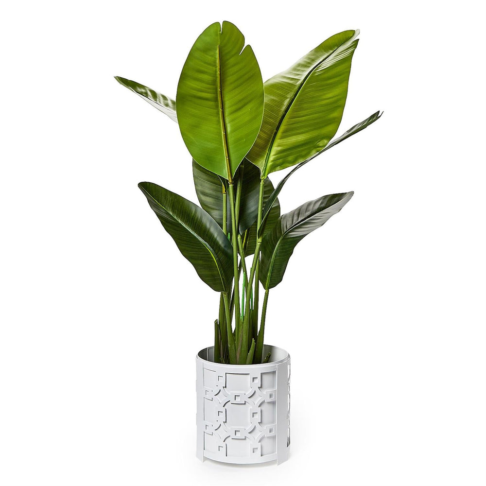 Laser Fretwork Metal Planter - Perch