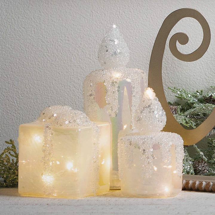 Lighted Christmas Packages - #Perch#