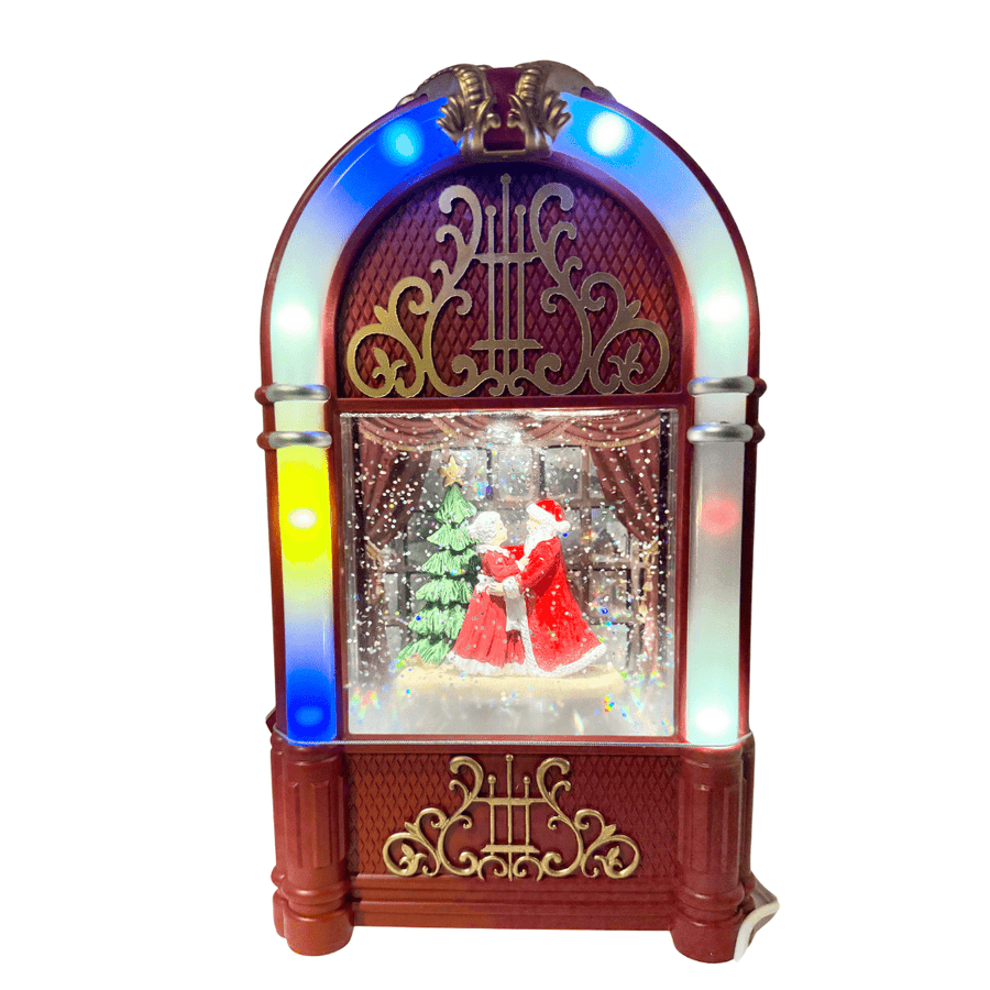 Lighted Swirl Juke Box Globe - Perch