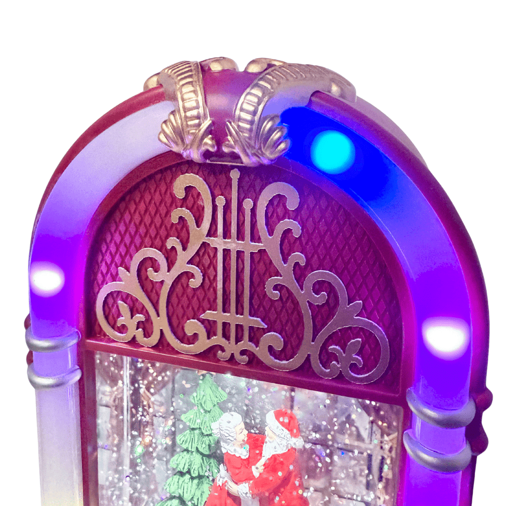 Lighted Swirl Juke Box Globe - Perch