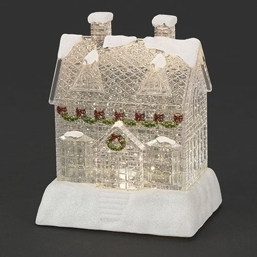 Lighted Swirl Small House - #Perch#