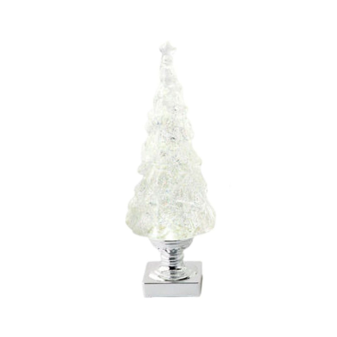 Lighted Swirl Tree with Base - #Perch#