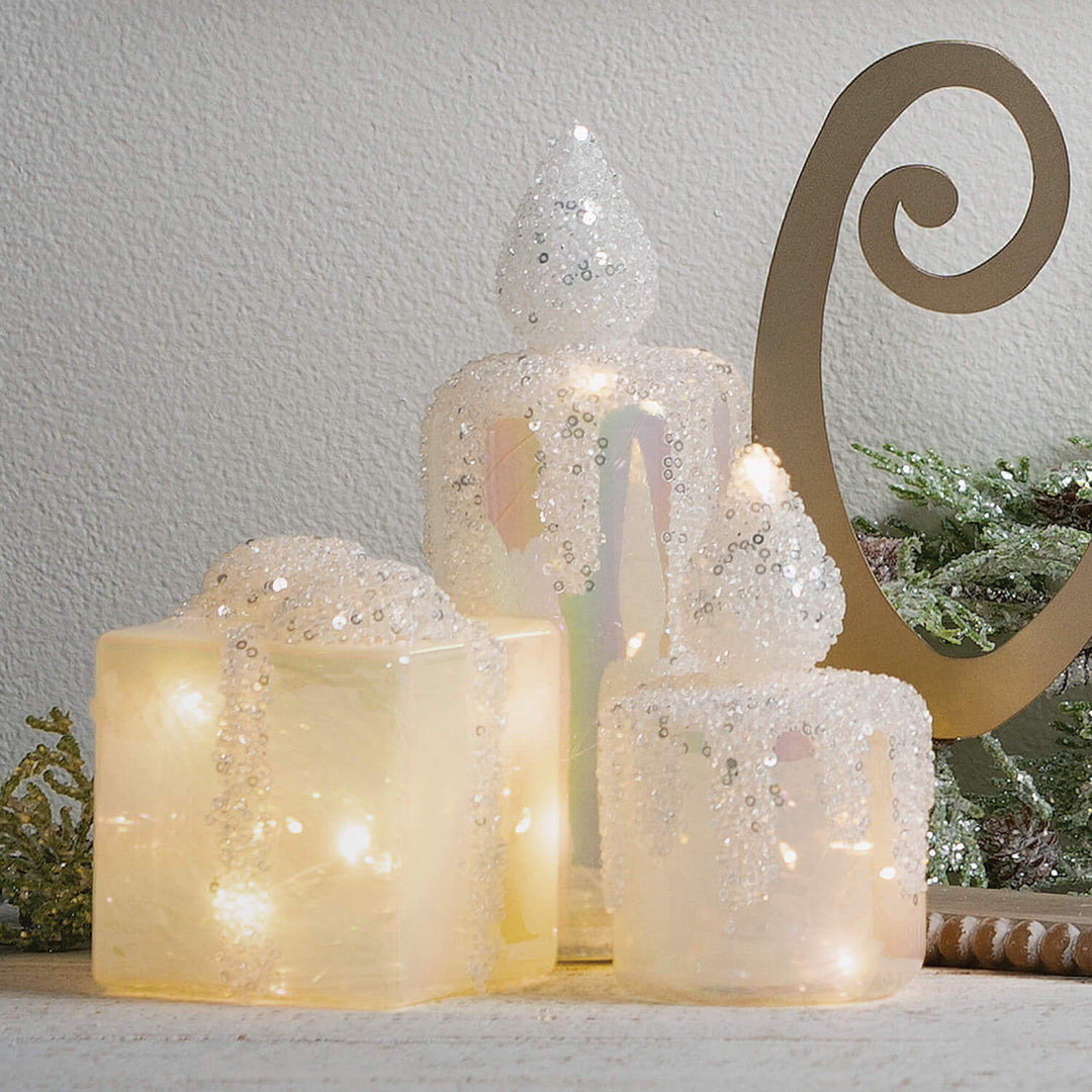 Lighted Christmas Packages