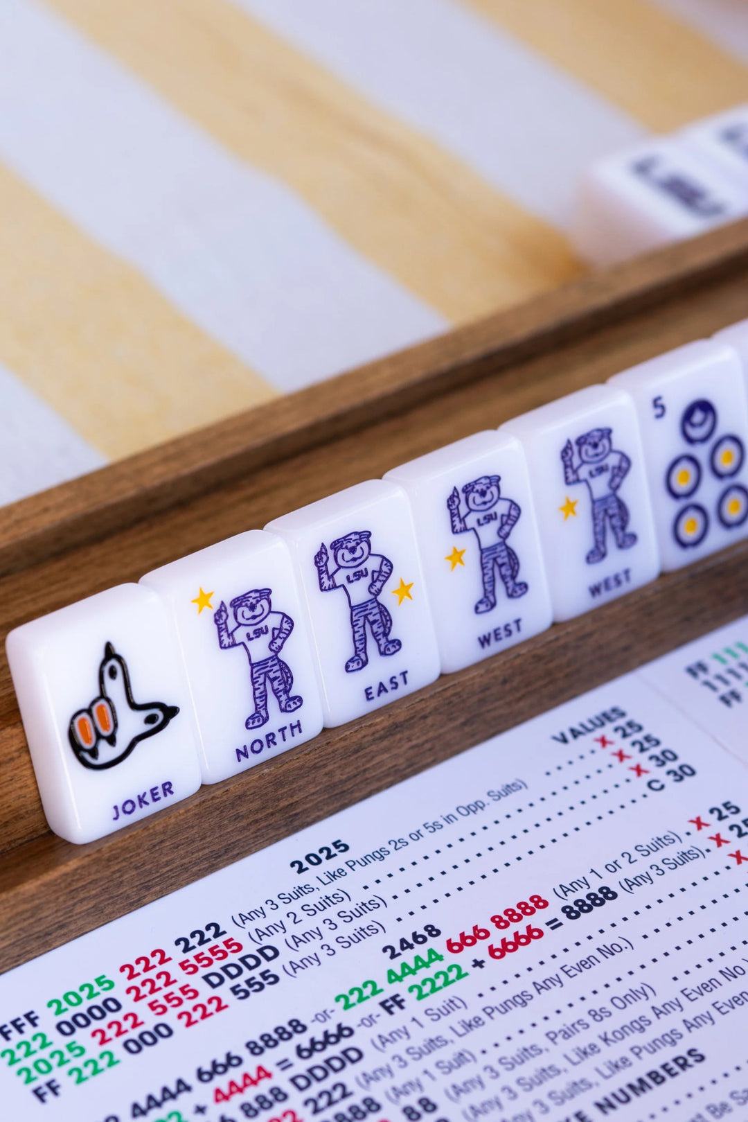 LSU Mahjong Tiles - Perch