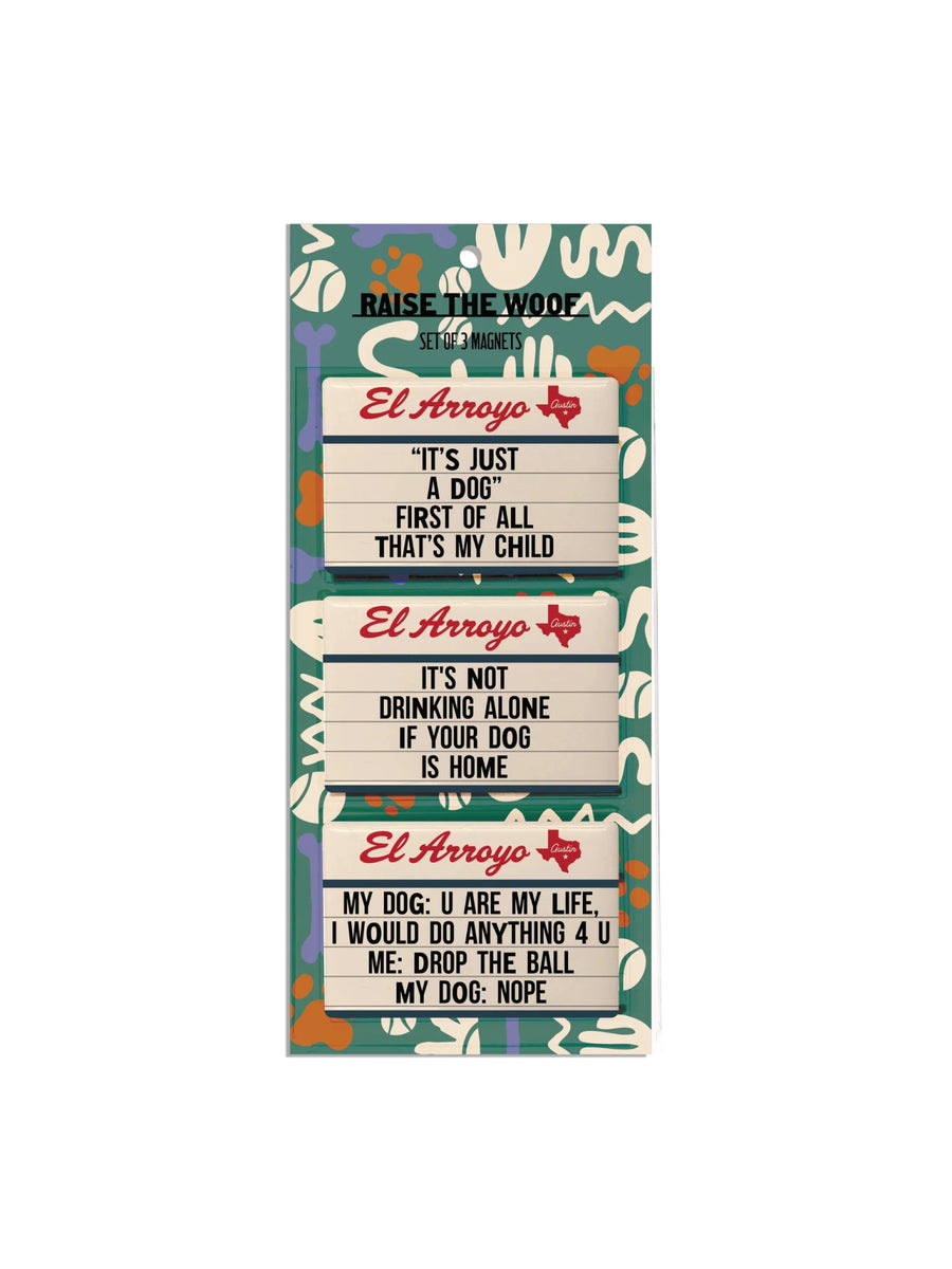 Magnet Set - Raise The Woof - Set of 3 - Perch