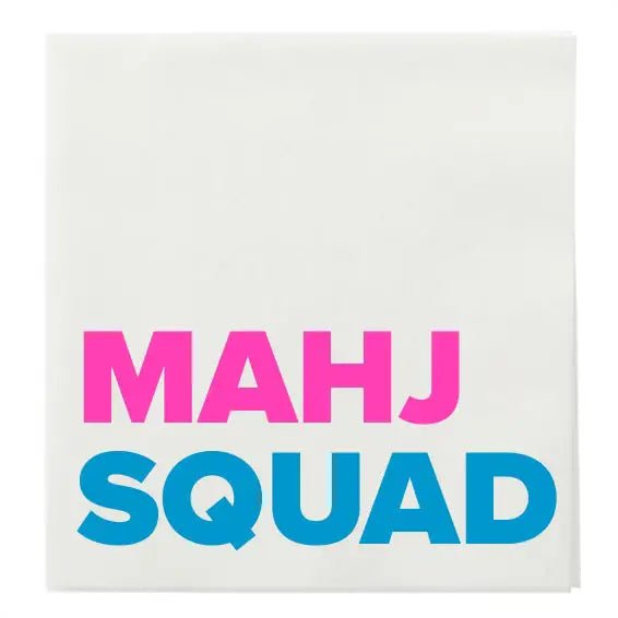 "Mahj Squad" Cocktail Napkins - Perch
