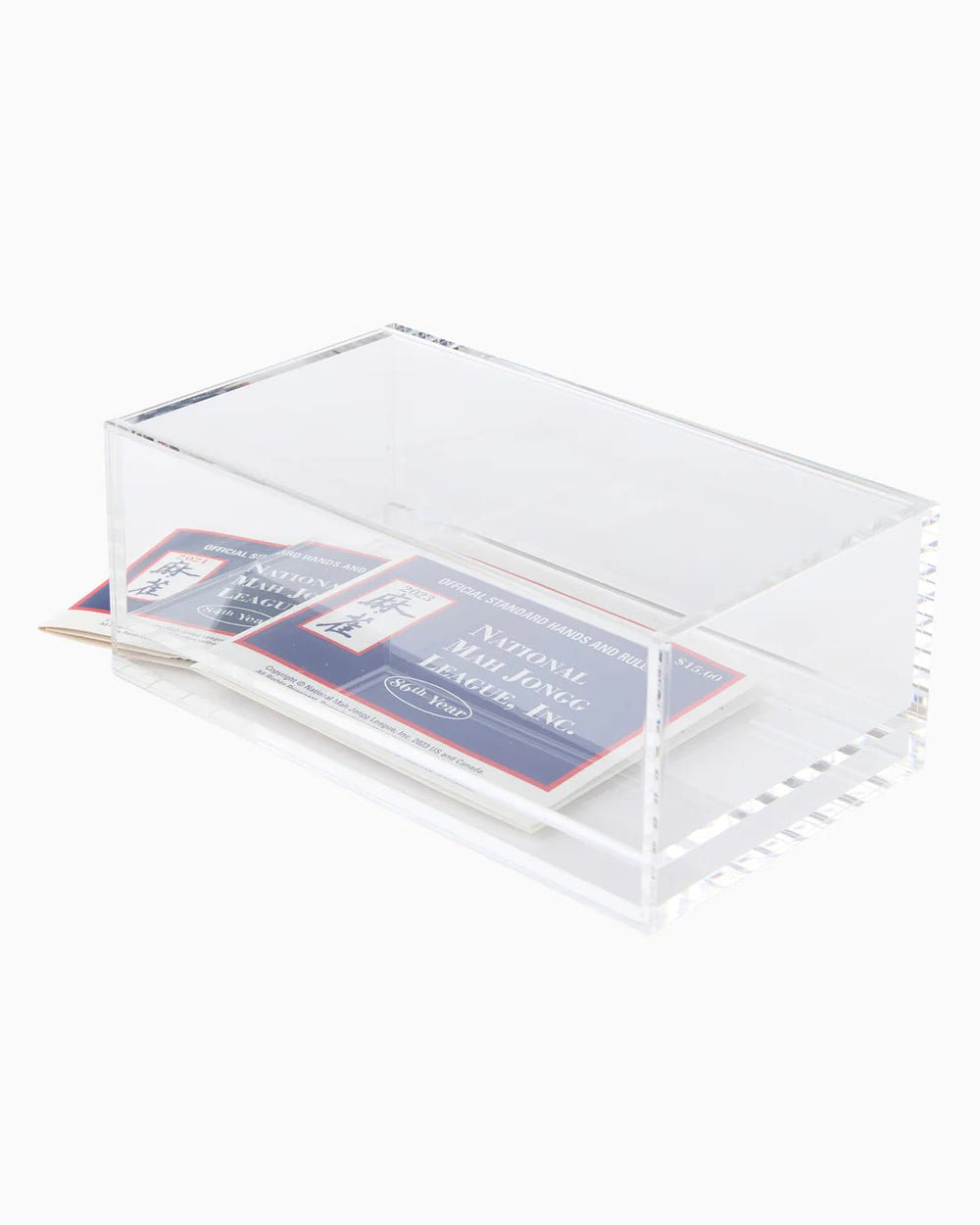 Mahjong Acrylic Tile Box - Perch