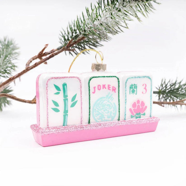 Mahjong - Glass Ornament - Perch
