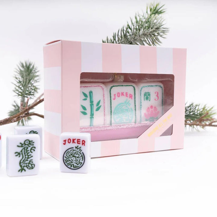 Mahjong - Glass Ornament - Perch