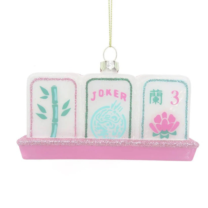 Mahjong - Glass Ornament - Perch