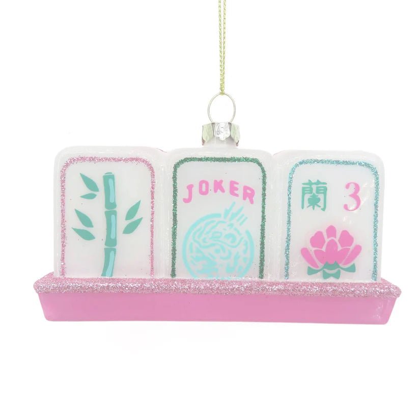 Mahjong - Glass Ornament - Perch