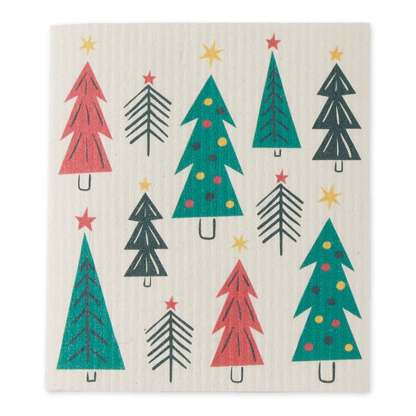 Merry And Bright Swedish Dishcloth - #Perch#