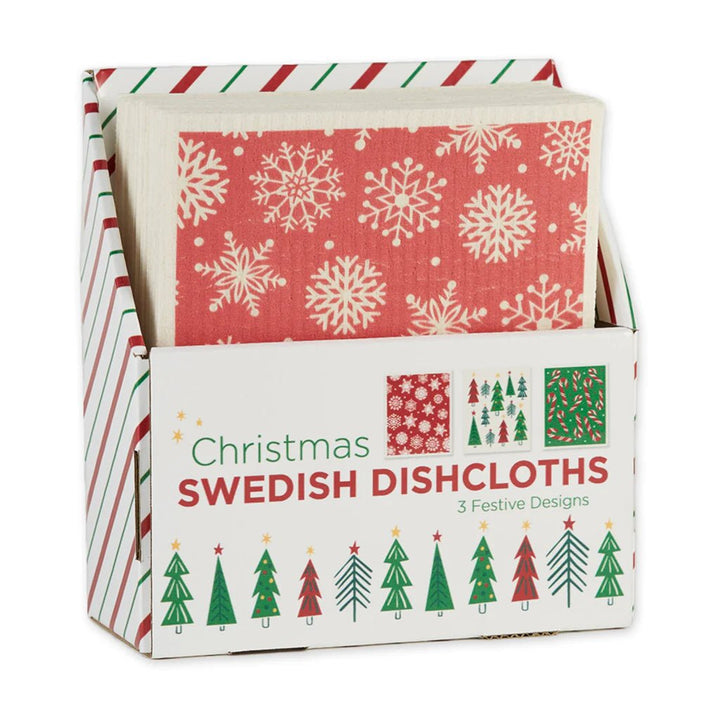 Merry And Bright Swedish Dishcloth - #Perch#