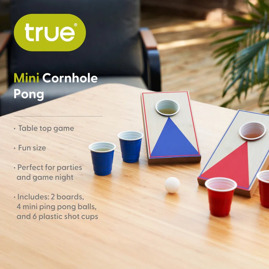 Mini Cornhole Pong Set - Perch