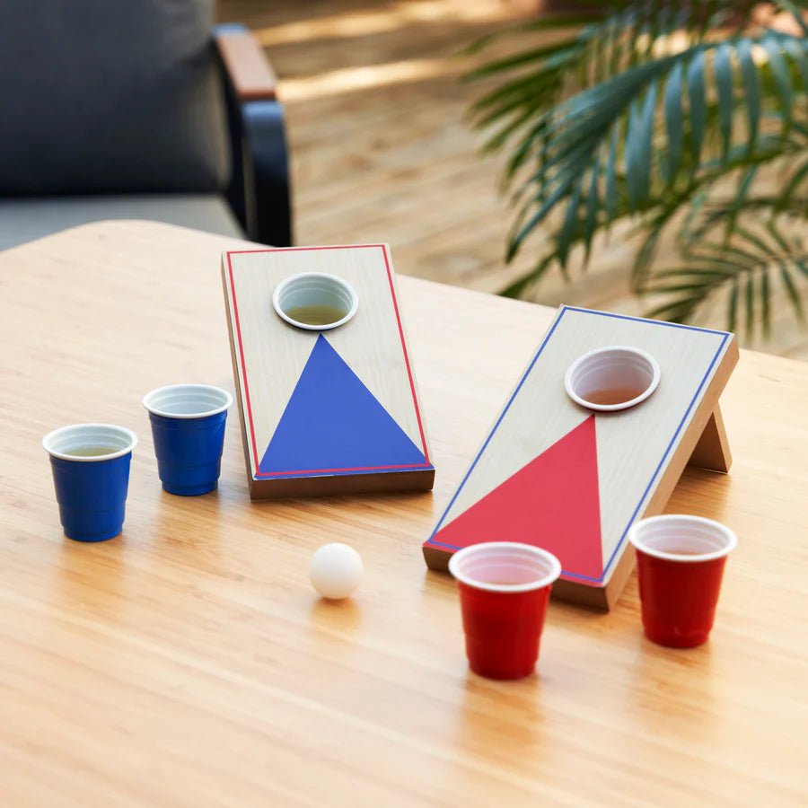 Mini Cornhole Pong Set - Perch