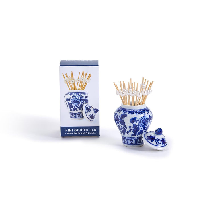 Mini Ginger Jar Toothpick Set - Perch