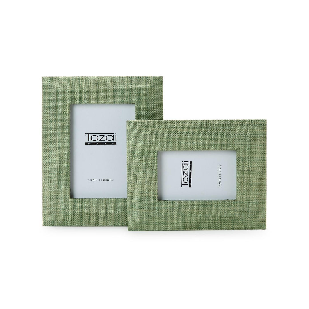 Monaco Green Grass Photo Frame - Set of 2 - Perch