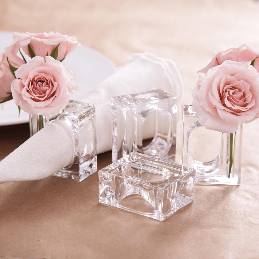 Napkin Ring Flower Holder S/4 - Perch