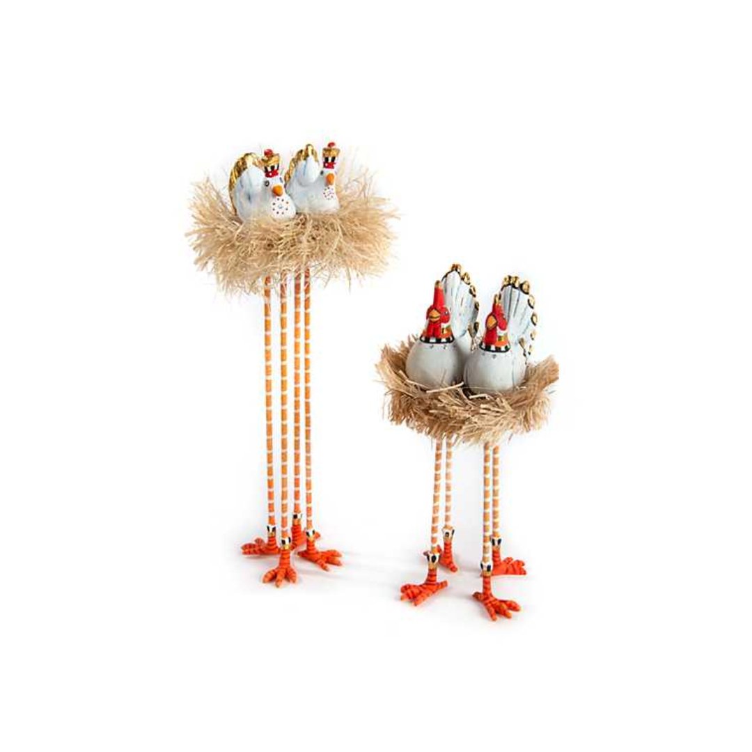 Nativity Chicken & Dove Figures - #Perch#