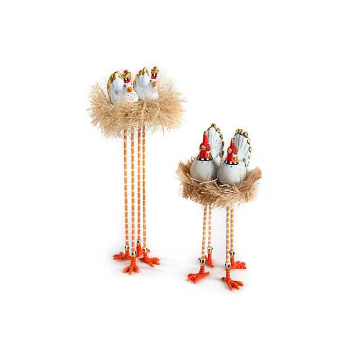 Nativity Chicken & Dove Figures - #Perch#