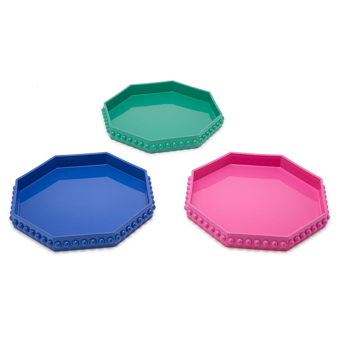 Octagonal Laquered Trays - Perch