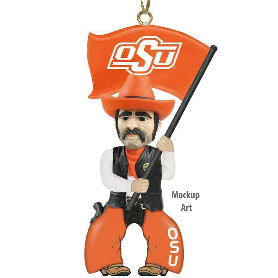Oklahoma State Mascot Ornament - Perch