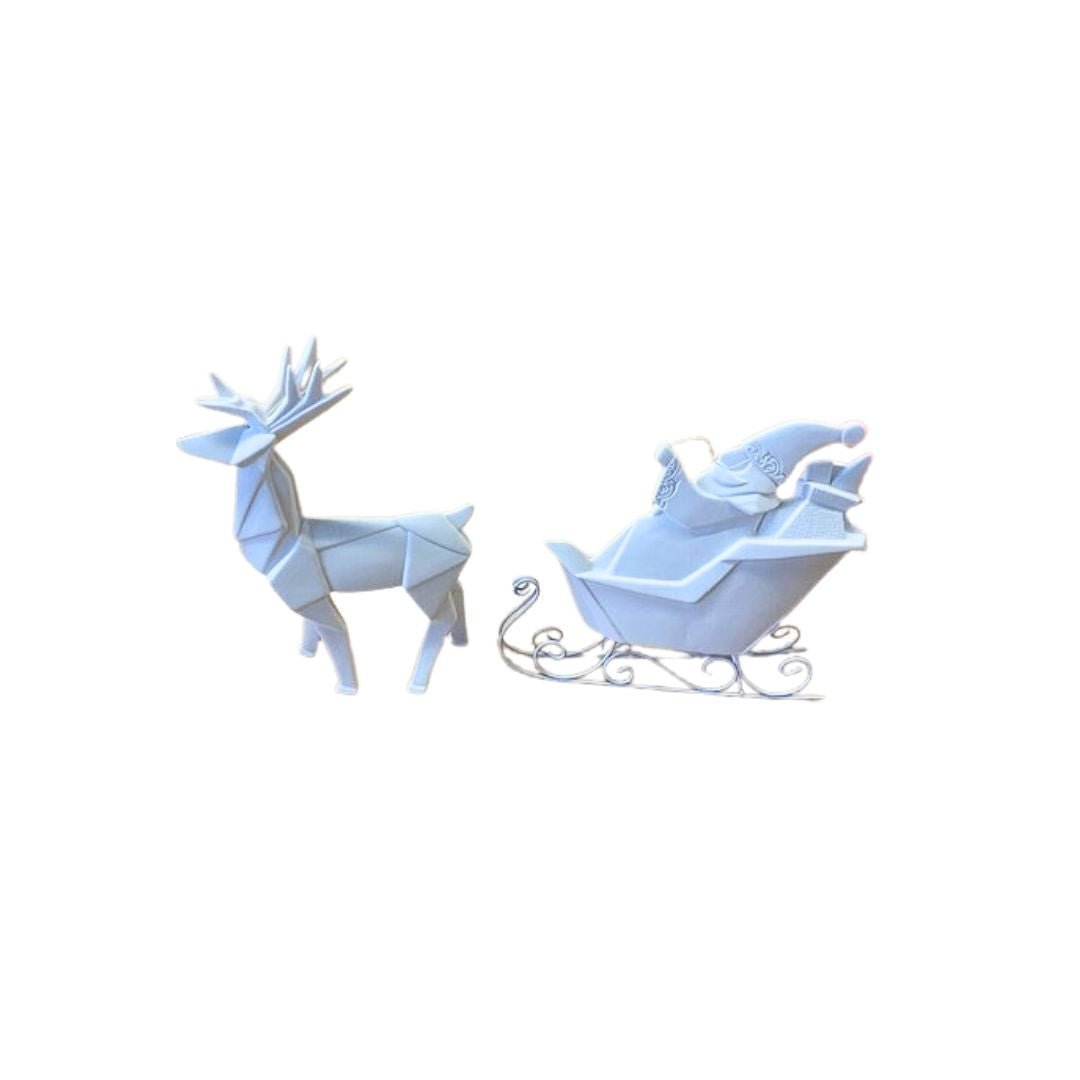 Origami Santa and Reindeer Set - #Perch#