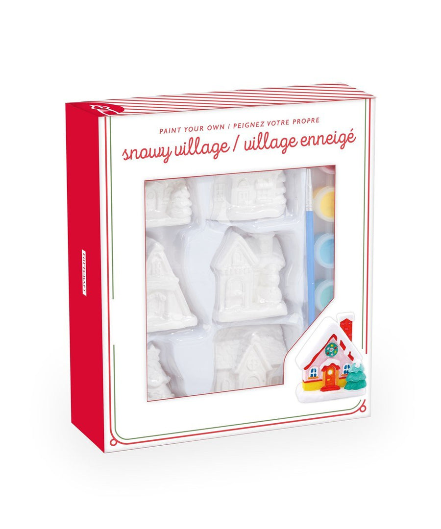 Paint Your Own Snow Village Kit - #Perch#