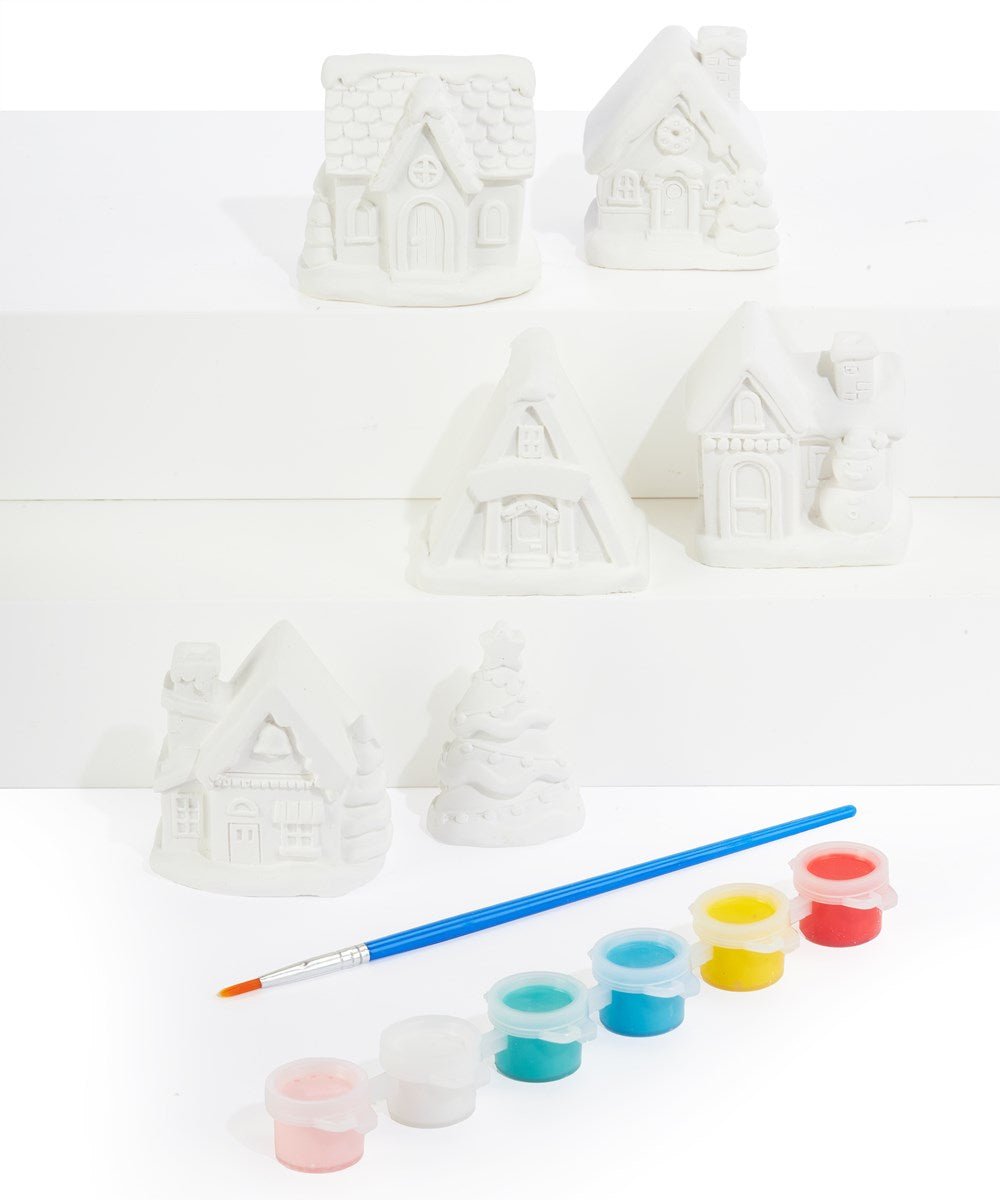 Paint Your Own Snow Village Kit - #Perch#