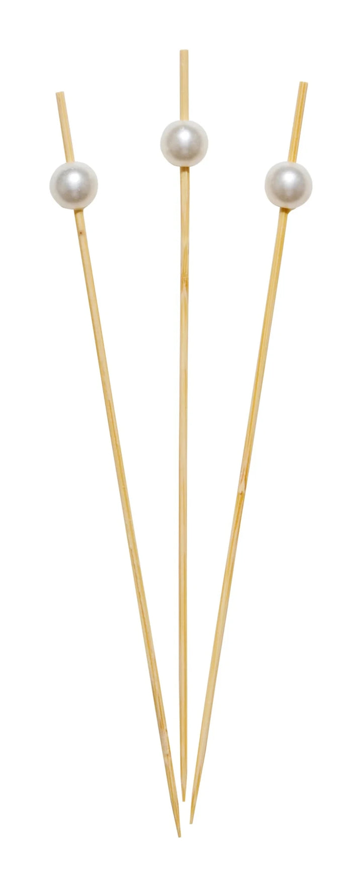Pearl White 6" Wood Party Pick - #Perch#