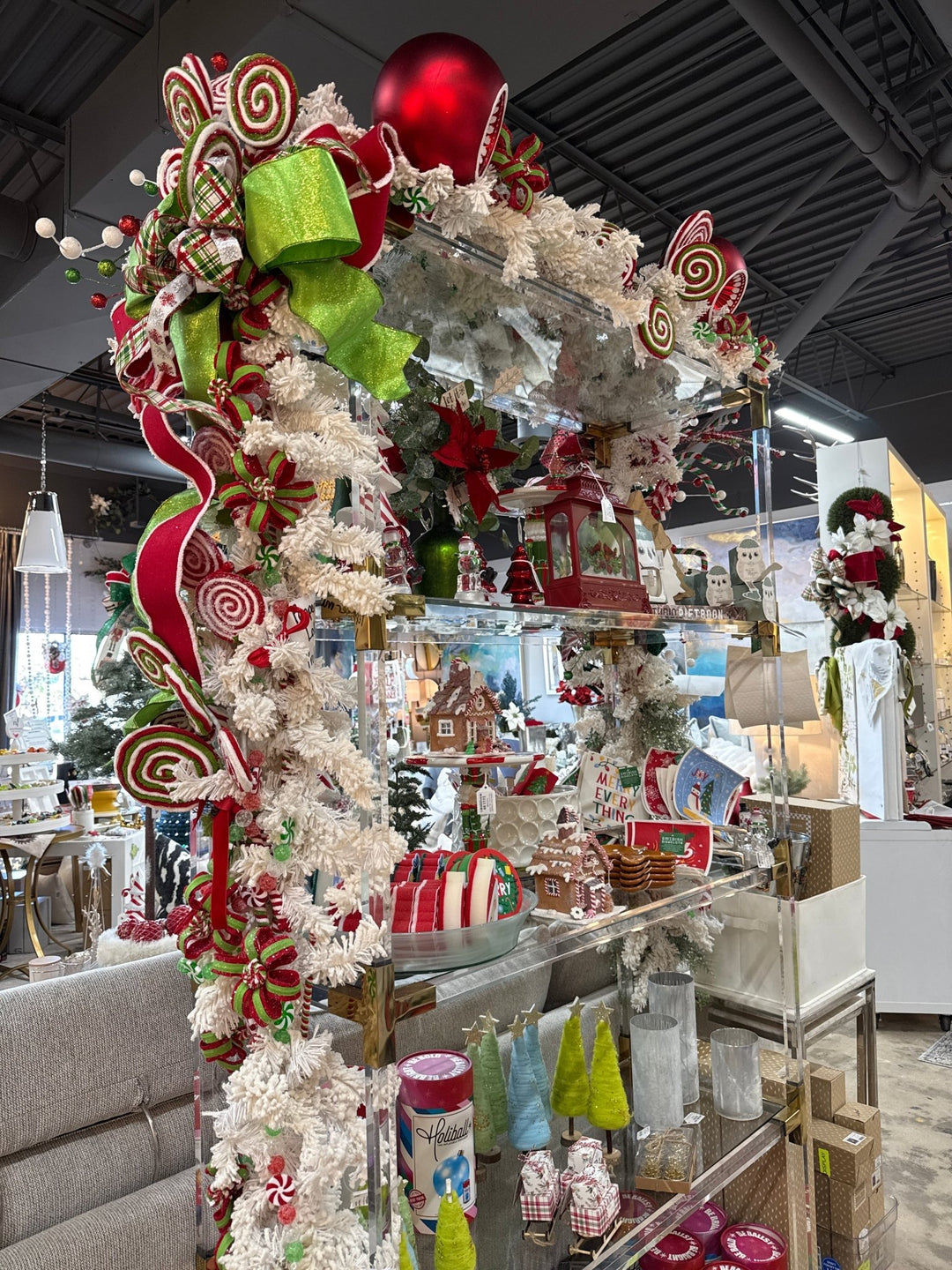 Peppermint Lollipop Prelit Garland - Perch