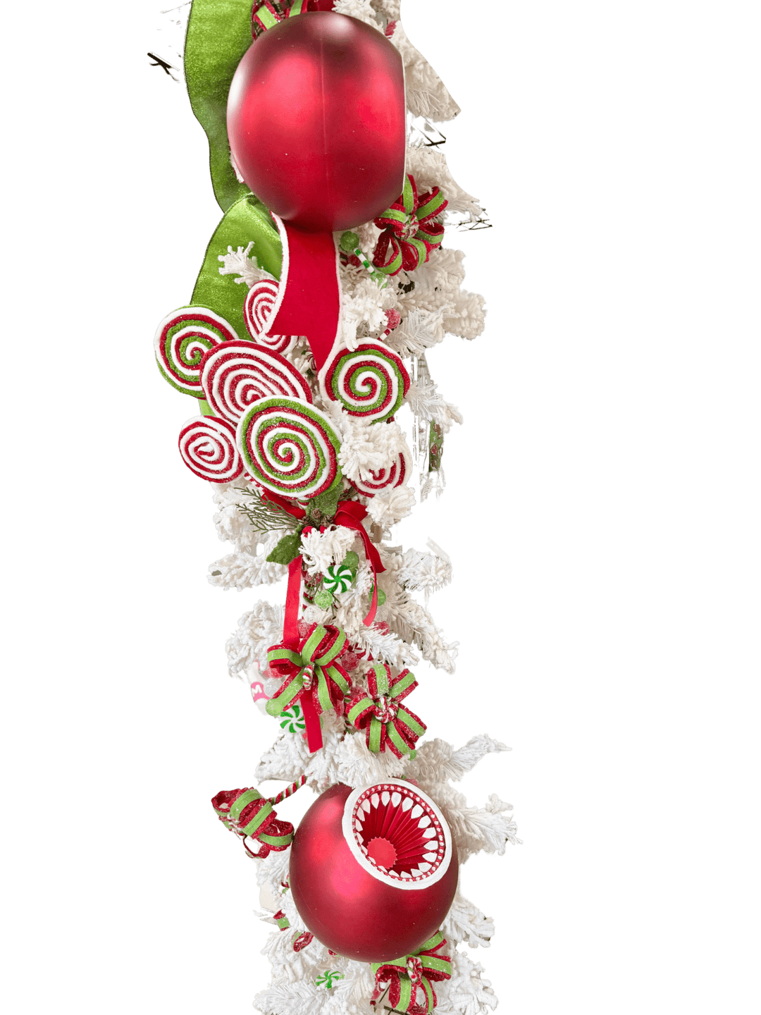 Peppermint Lollipop Prelit Garland - Perch