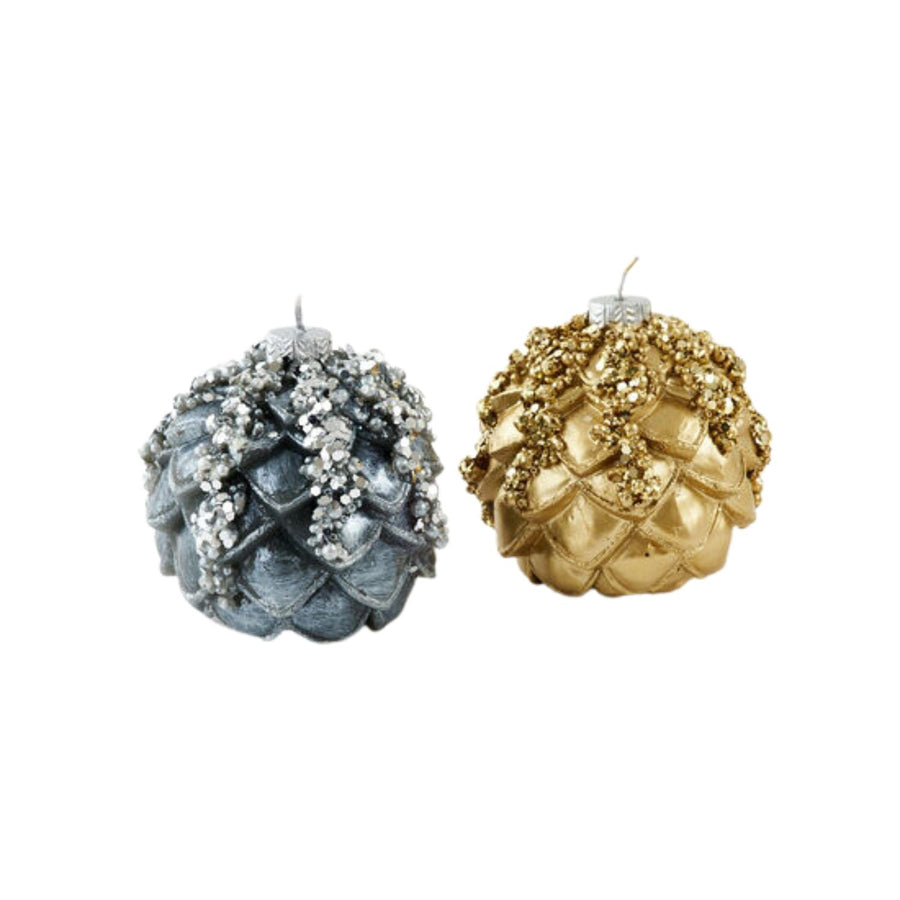 Pinecone Ball Candles - #Perch#