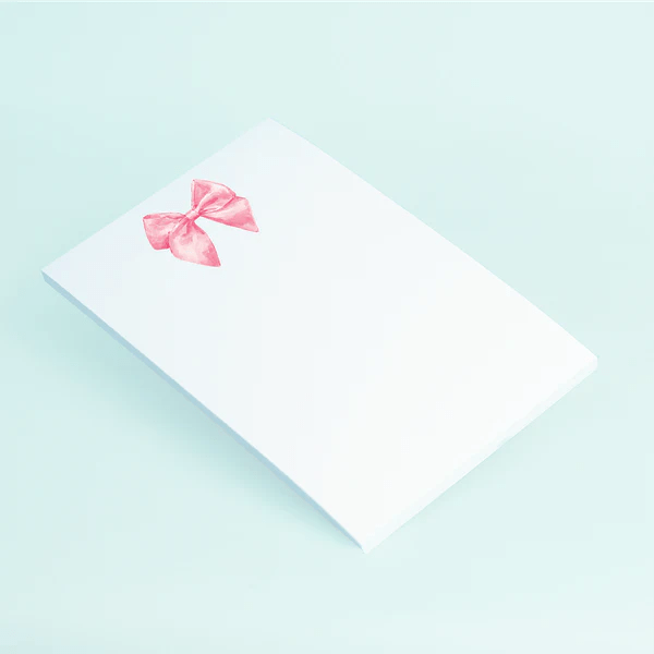 Pink Bows - Notepad - Perch