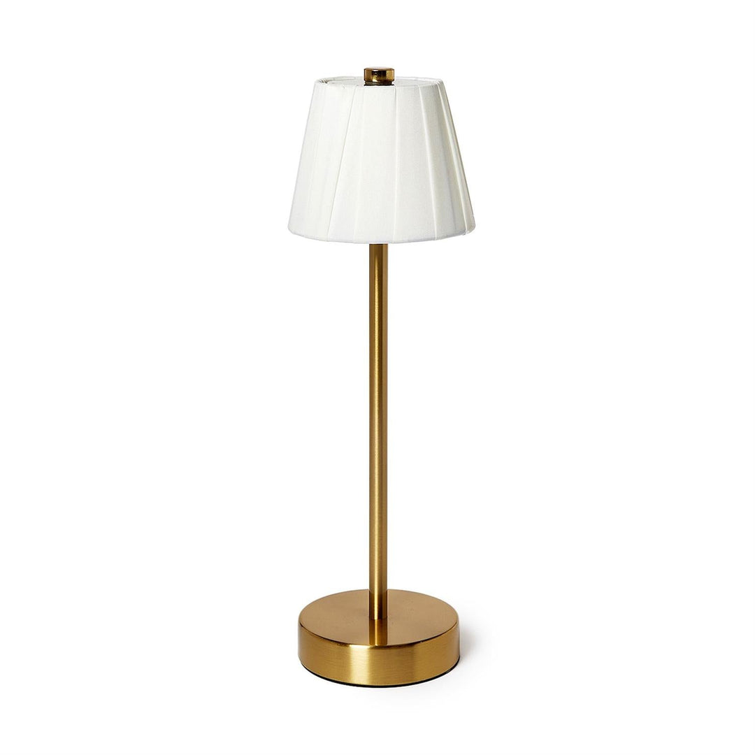 Pleated Fabric Shade LED Cordless Lamp - Perch