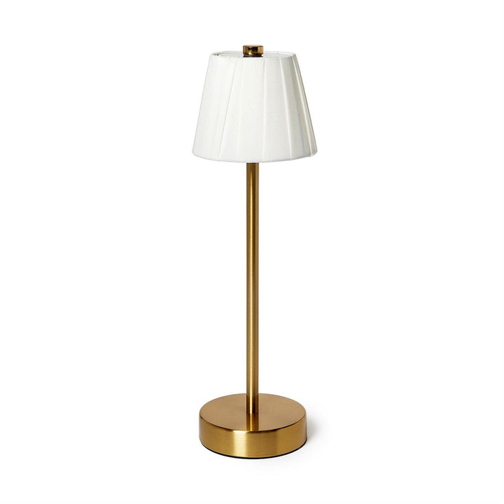 Pleated Fabric Shade LED Cordless Lamp - Perch