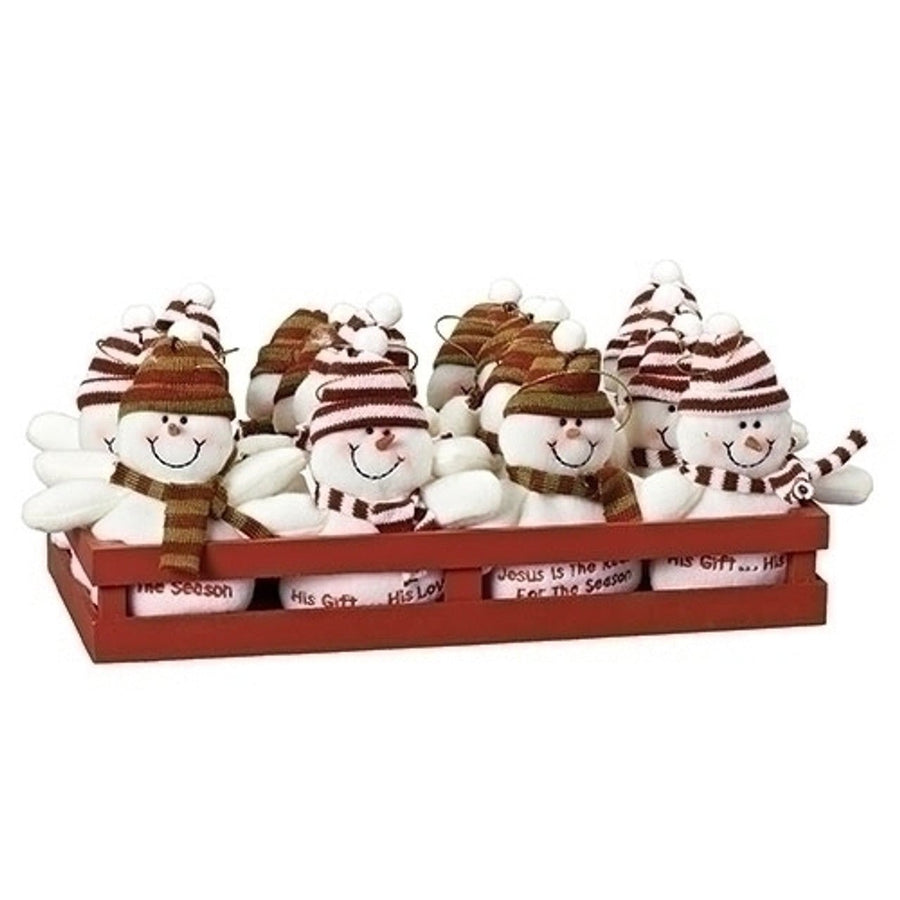 Plush Snow Ornament - Perch