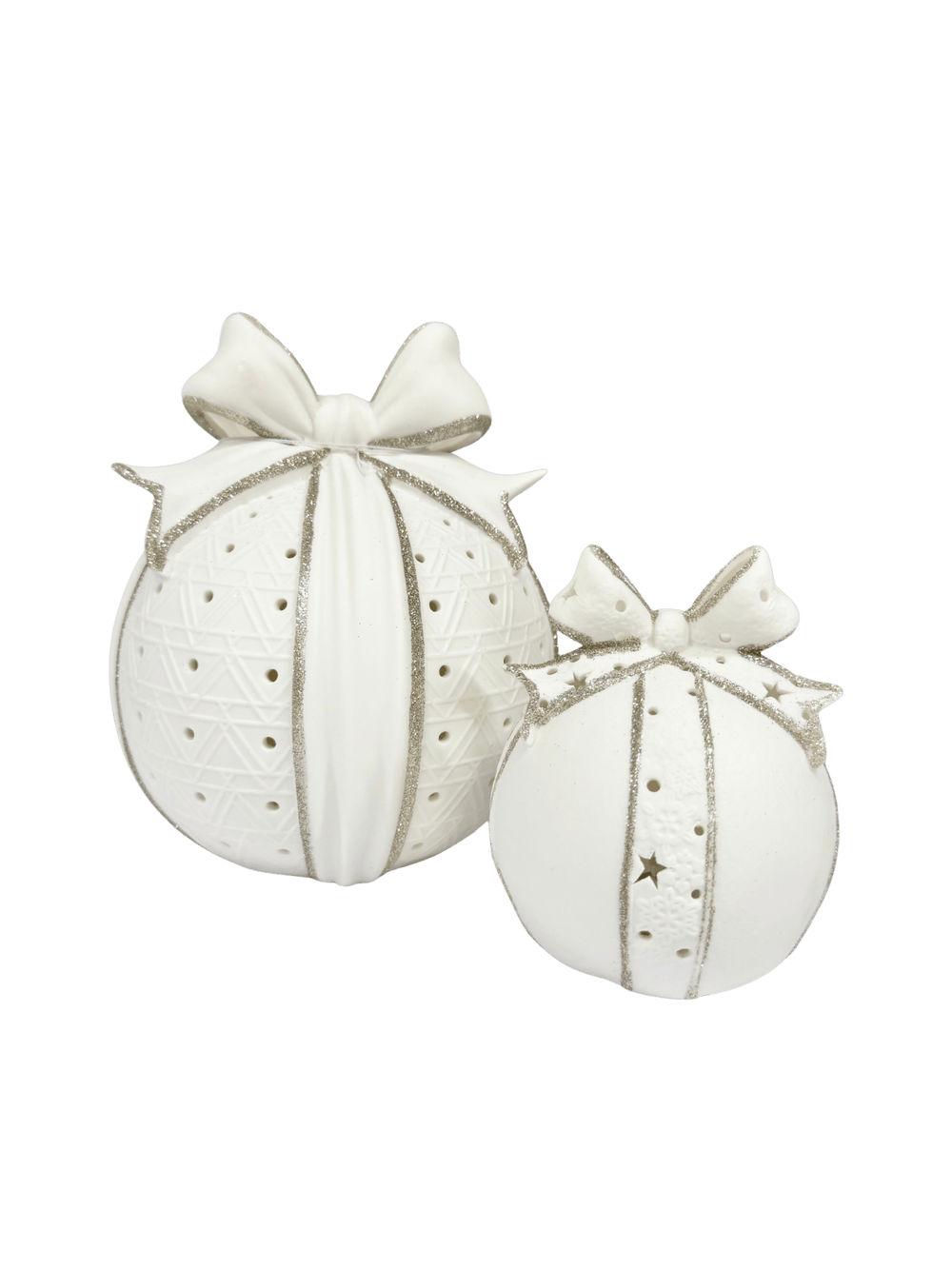 Porcelain LED Tabletop Ornaments - Perch