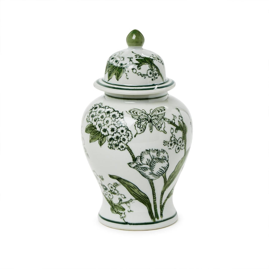 Primorose and Lotus Chinoiserie Jar - Perch