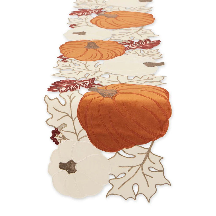 Pumpkin Patch Embellished Table Runner - #Perch#
