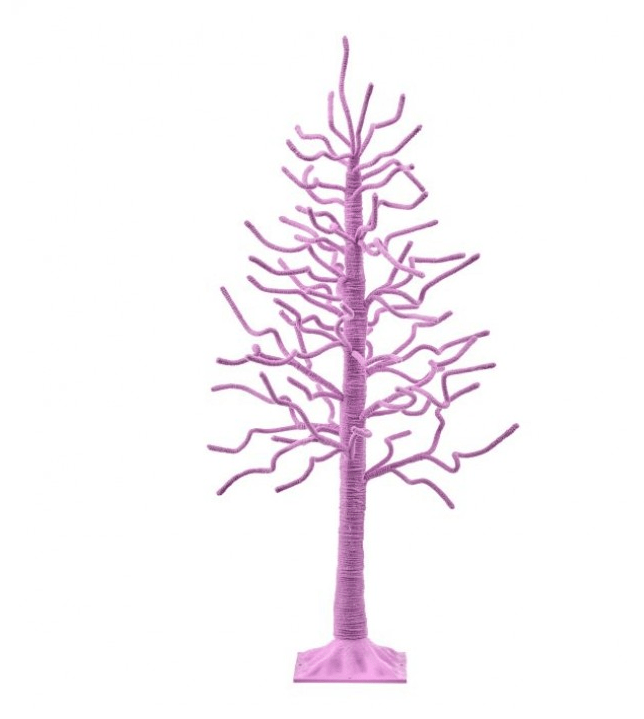 Purple Chenille Easter Tree - Perch